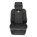 Leatherette Car Seat Cover Flat Shape Cushion/Shoulder Pad